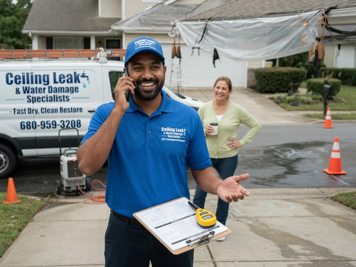 Ceiling Leak Cleanup Cortland, NE FAQs